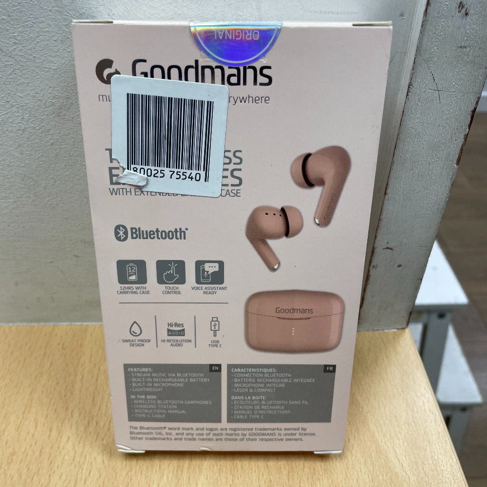 Goodmans Goodmans true wireless earphones Own4Less